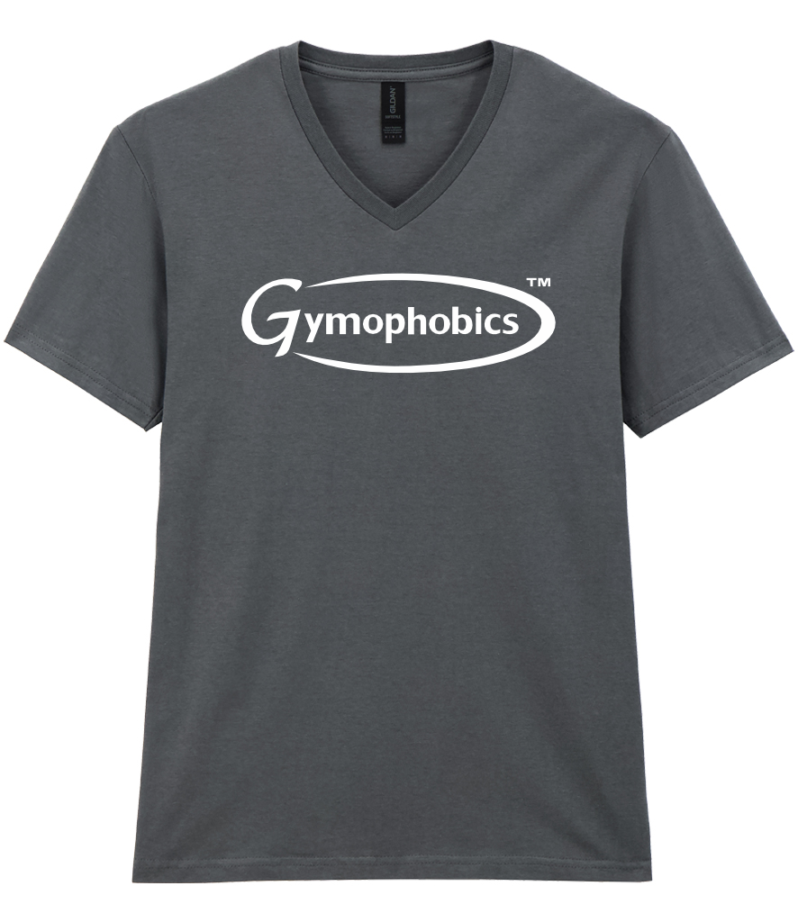 Gildan SoftStyle® V Neck T-Shirt | Charcoal