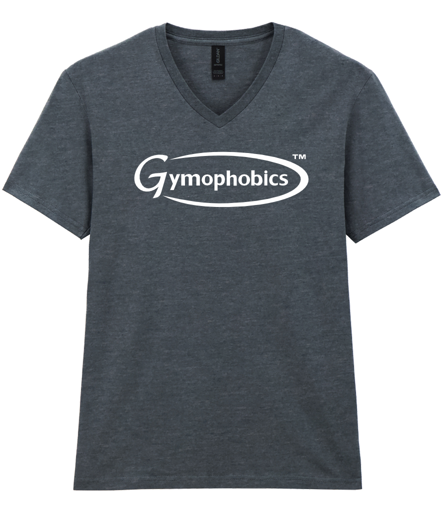 Gildan SoftStyle® V Neck T-Shirt | Dark Heather