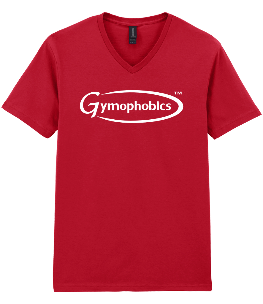 Gildan SoftStyle® V Neck T-Shirt | Red