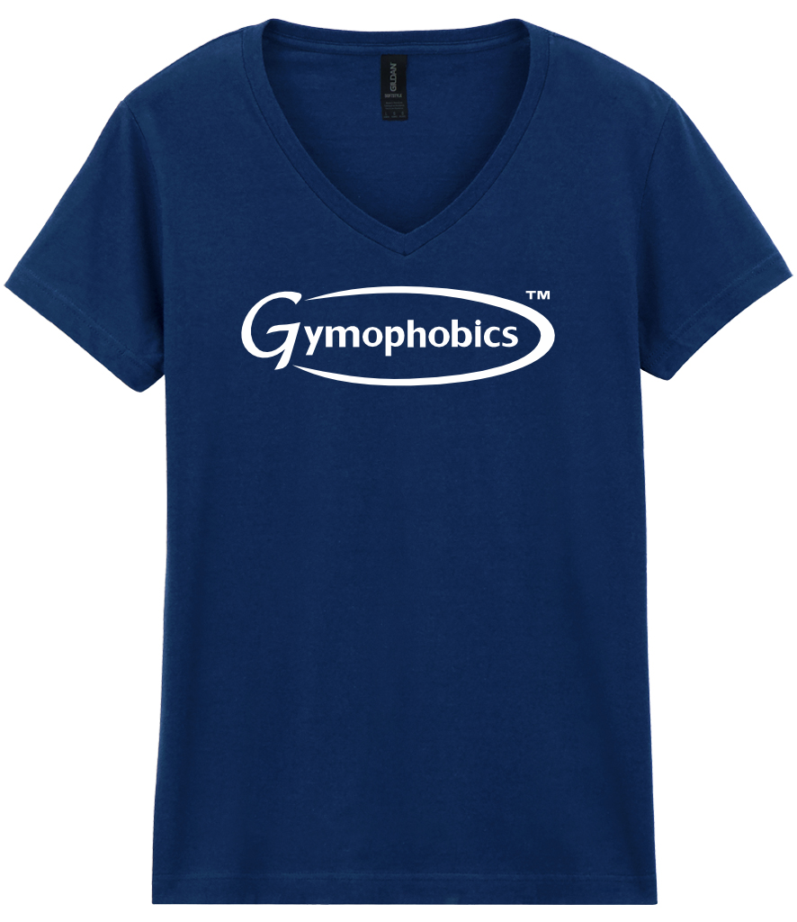 Gildan Ladies SoftStyle® V Neck T-Shirt | Navy
