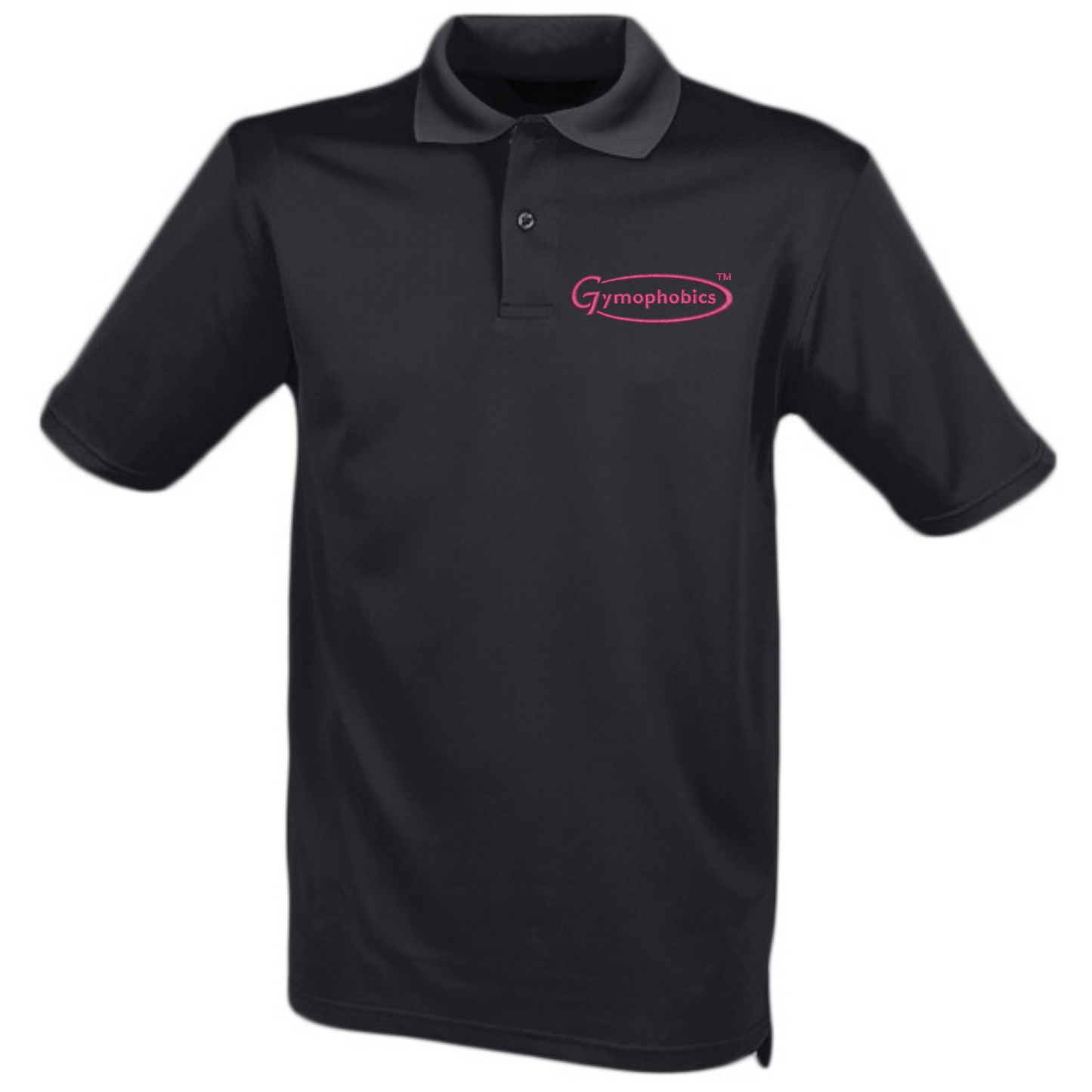 Unisex Coolplus Instructor Polo Shirt in Black