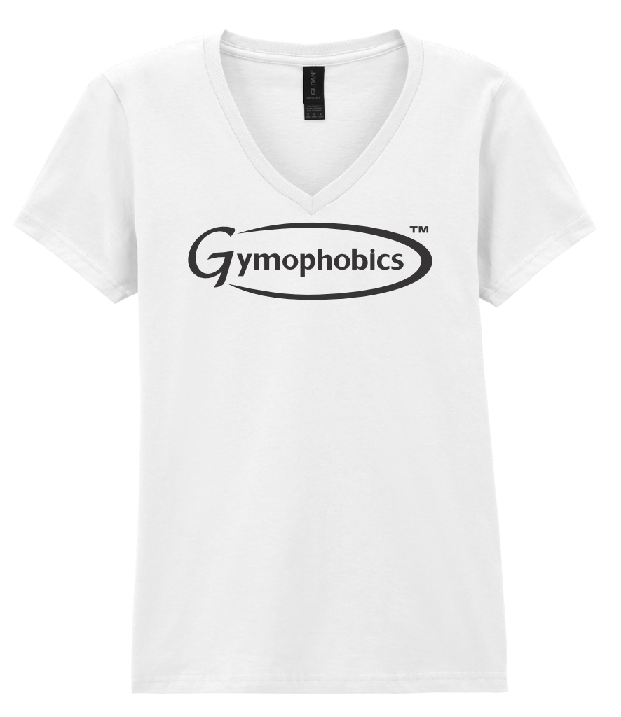 Gildan Ladies SoftStyle® V Neck T-Shirt | White