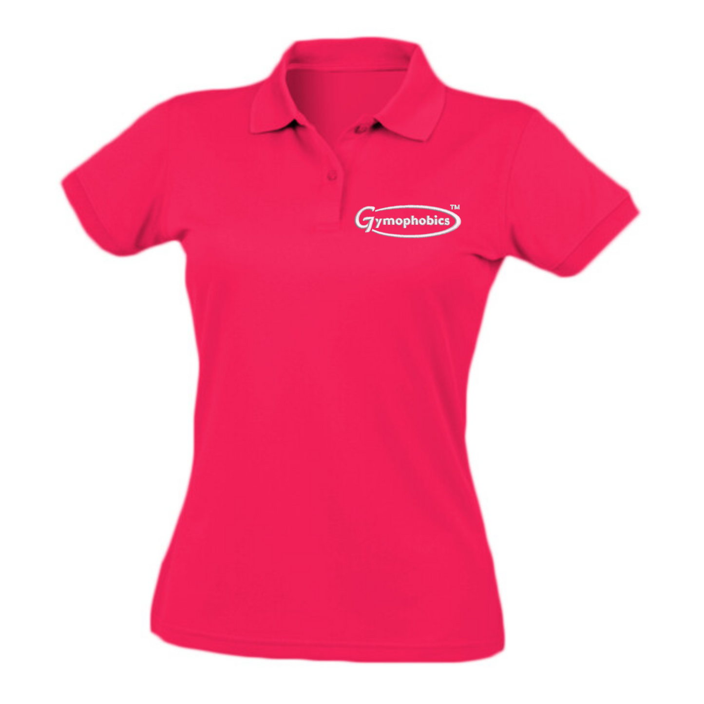 Ladies Coolplus Polo in Bright Pink