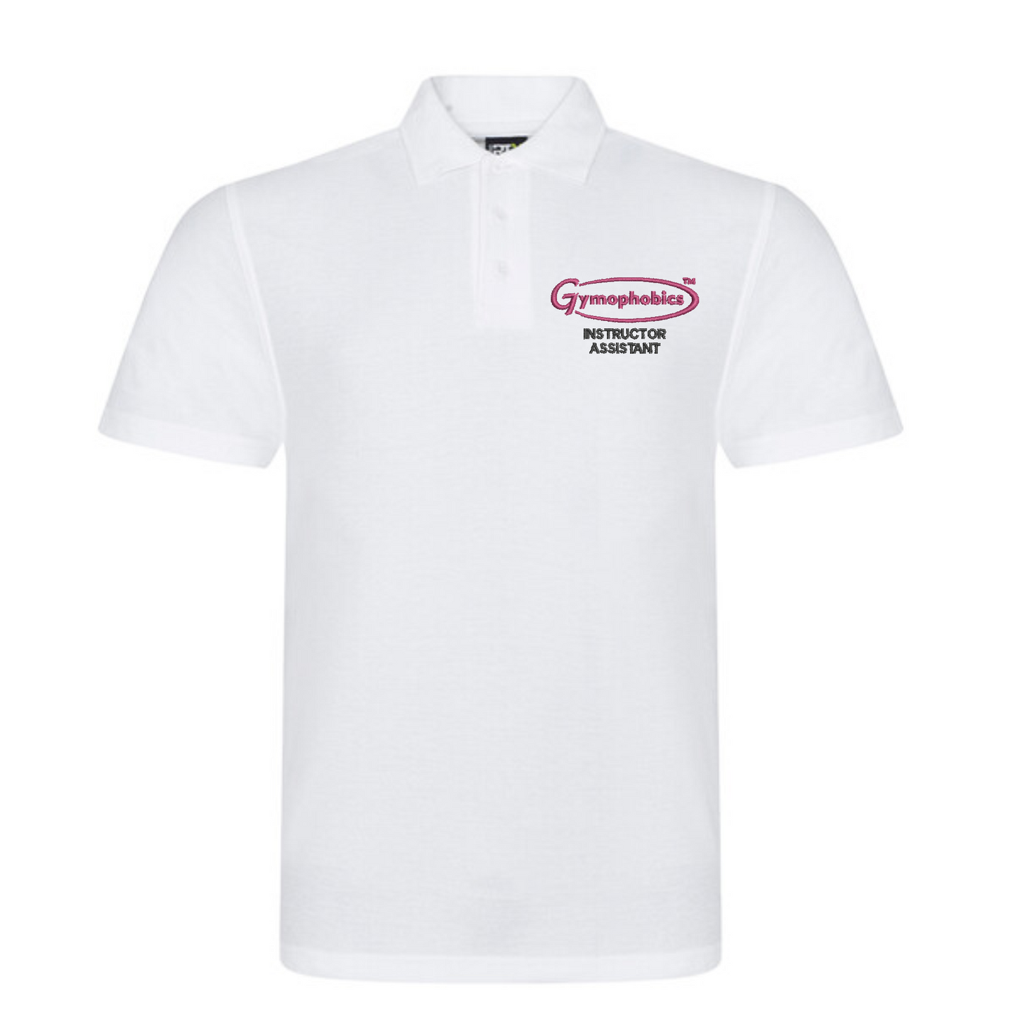 Unisex Instructor Assistant Polo in White